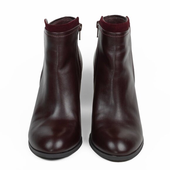 Giani Bernini Bellee Oxblood Water-Resistant Booties 7.5 - Picture 2 of 14